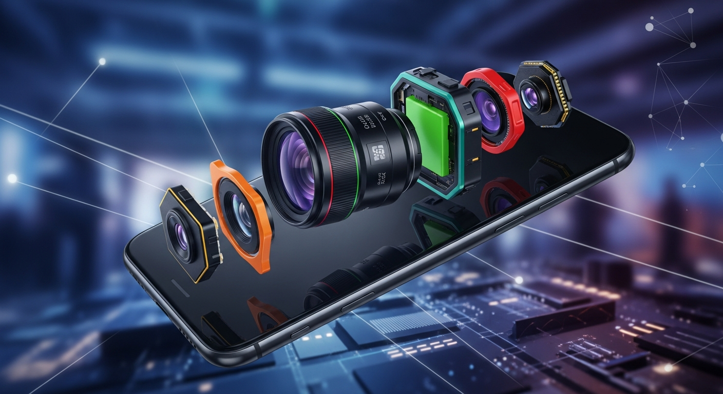 モジュール式スマホ, スマホ機能拡張 方法, 本格カメラ機能 スマートフォン, モジュール型デバイス ビジネスモデル, TECNO MWC