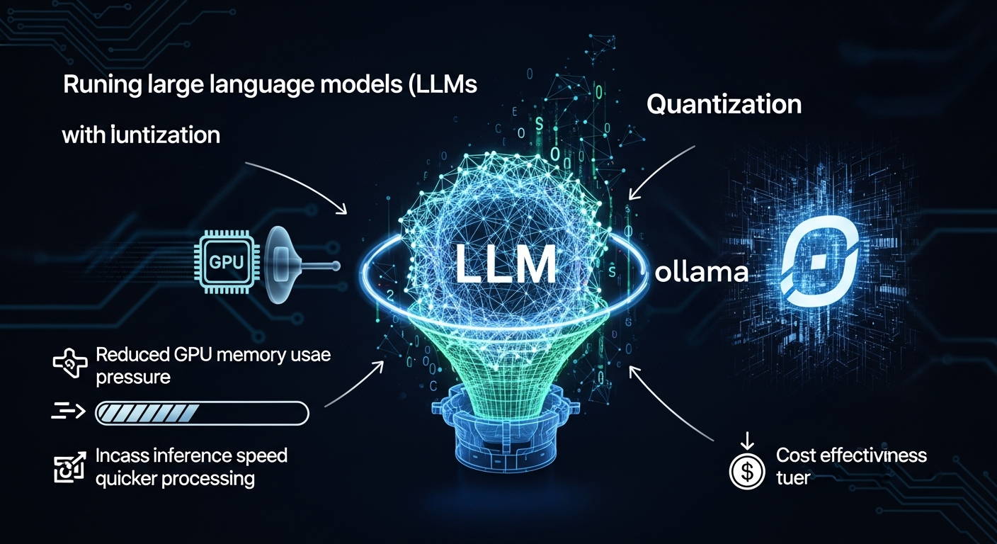 Ollama 量子化, LLM ローカル実行, AI開発 コスト削減, GPUメモリ 課題