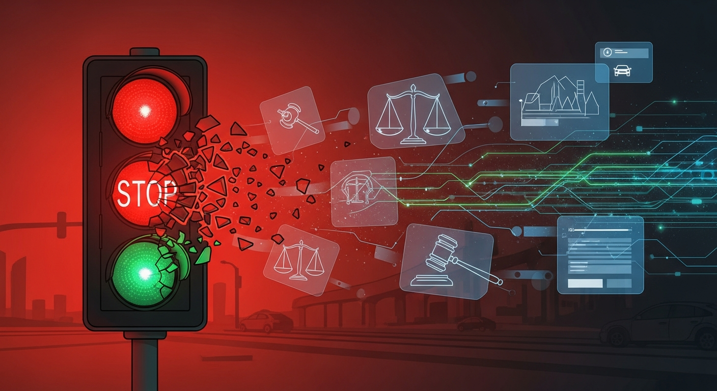 赤信号カメラ,自動取り締まり 立証責任,運転者特定 課題,交通違反 法的保護,スマートシティ 交通監視