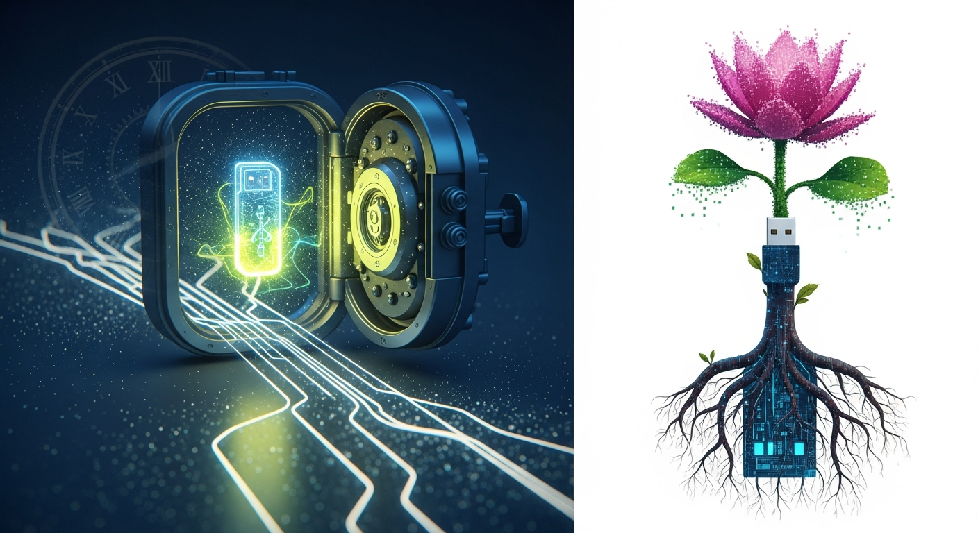 USBメモリ, USBメモリ 長期保存, データバックアップ オフライン, データ保管戦略 見直し, フラッシュメモリ データ保持