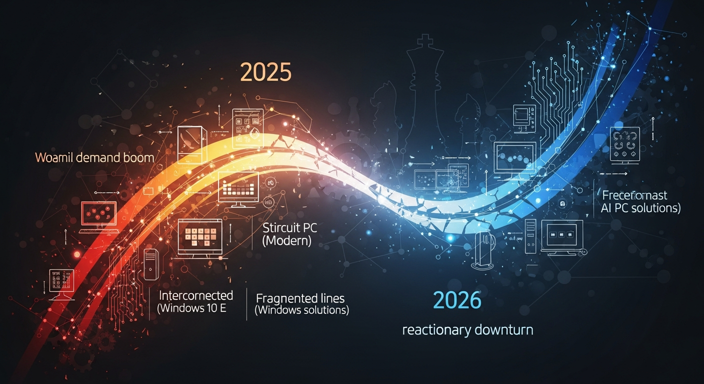 PC市場動向, Windows 10 EOS 対策, AI PC 普及 課題, GIGAスクール 運用支援, PC調達 計画