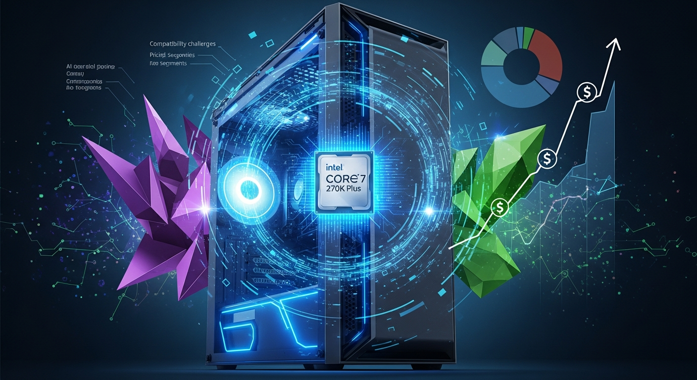 Core Ultra 7 270K Plus, G-GEAR ゲーミングPC 性能, AI処理能力 PC, PC市場 変化, 高機能PC 収益化