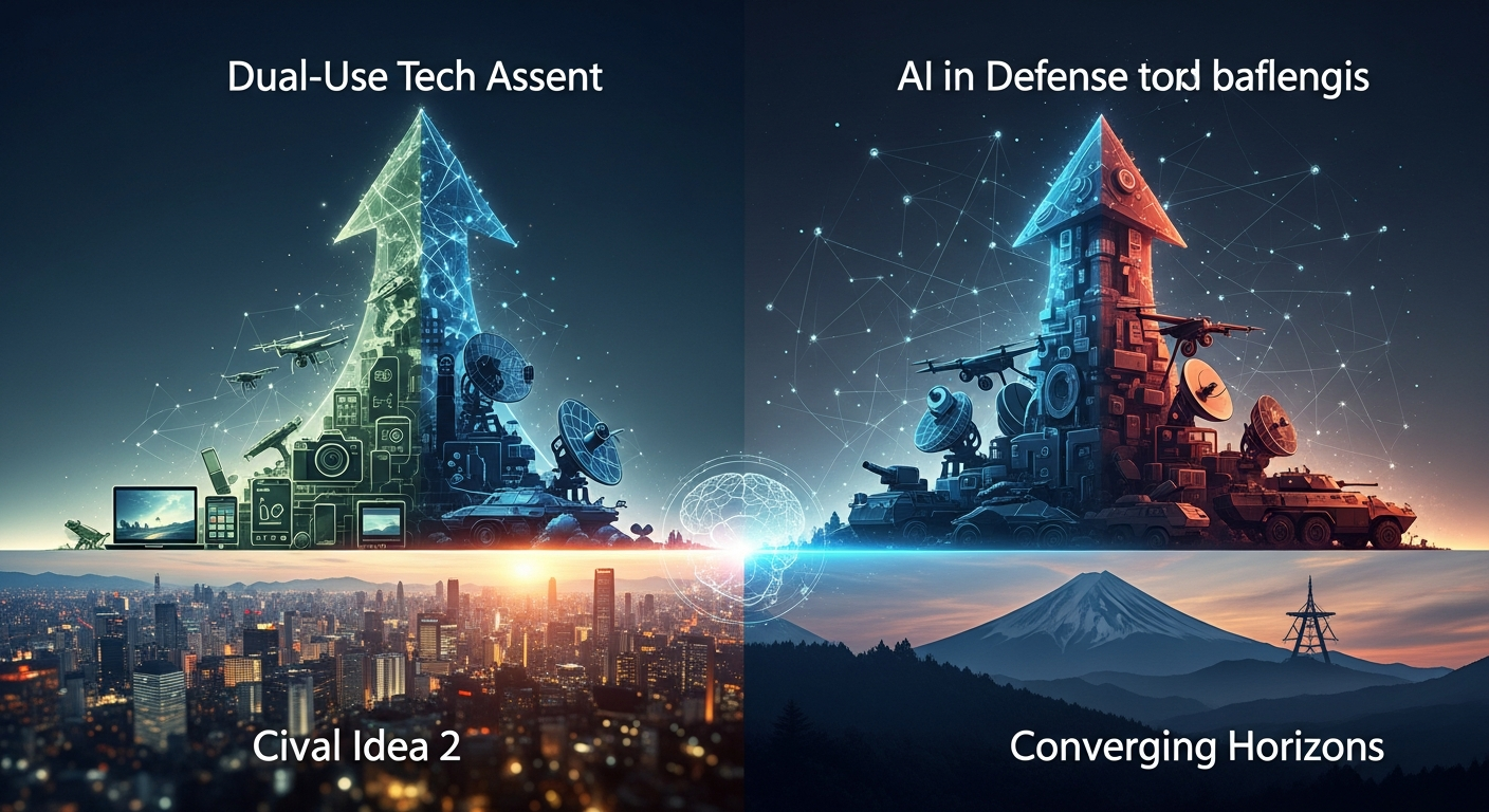 防衛テック, 防衛省 AI活用 方法, 民生技術 デュアルユース, 防衛テック市場 参入, AI セキュリティ対策