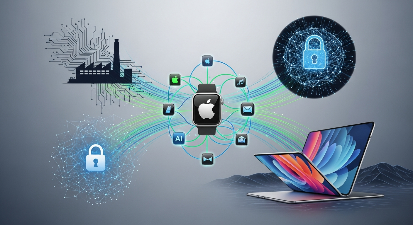 Apple 経営戦略, Apple AI プライバシー, Apple 新製品 噂, Apple 米国製造業 シフト, Apple ビジネス機会