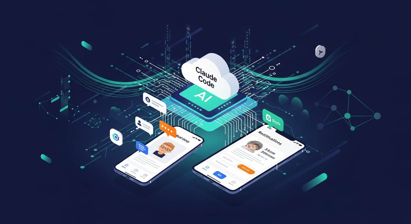 Claude Code リモート操作,AI開発 効率化 方法,Barkアプリ 連携 通知,AI開発 マネタイズ 事例