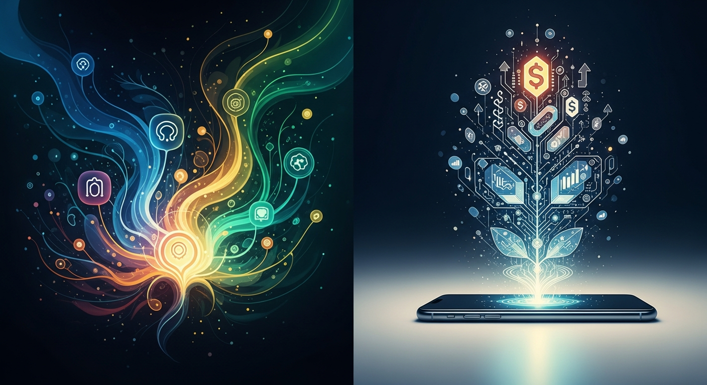 Apple Intelligence, iPhone 17e 業務効率化, AIサービス開発 マネタイズ, iPhone 17e デバイス導入戦略