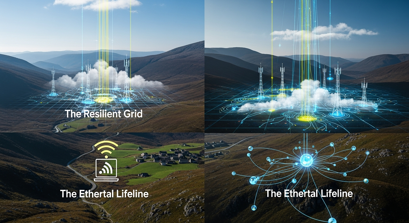 Starlink 導入, ソフトバンク 衛星直接通信, 災害時 通信手段, BCP対策 衛星通信, 電波不感地帯 対策