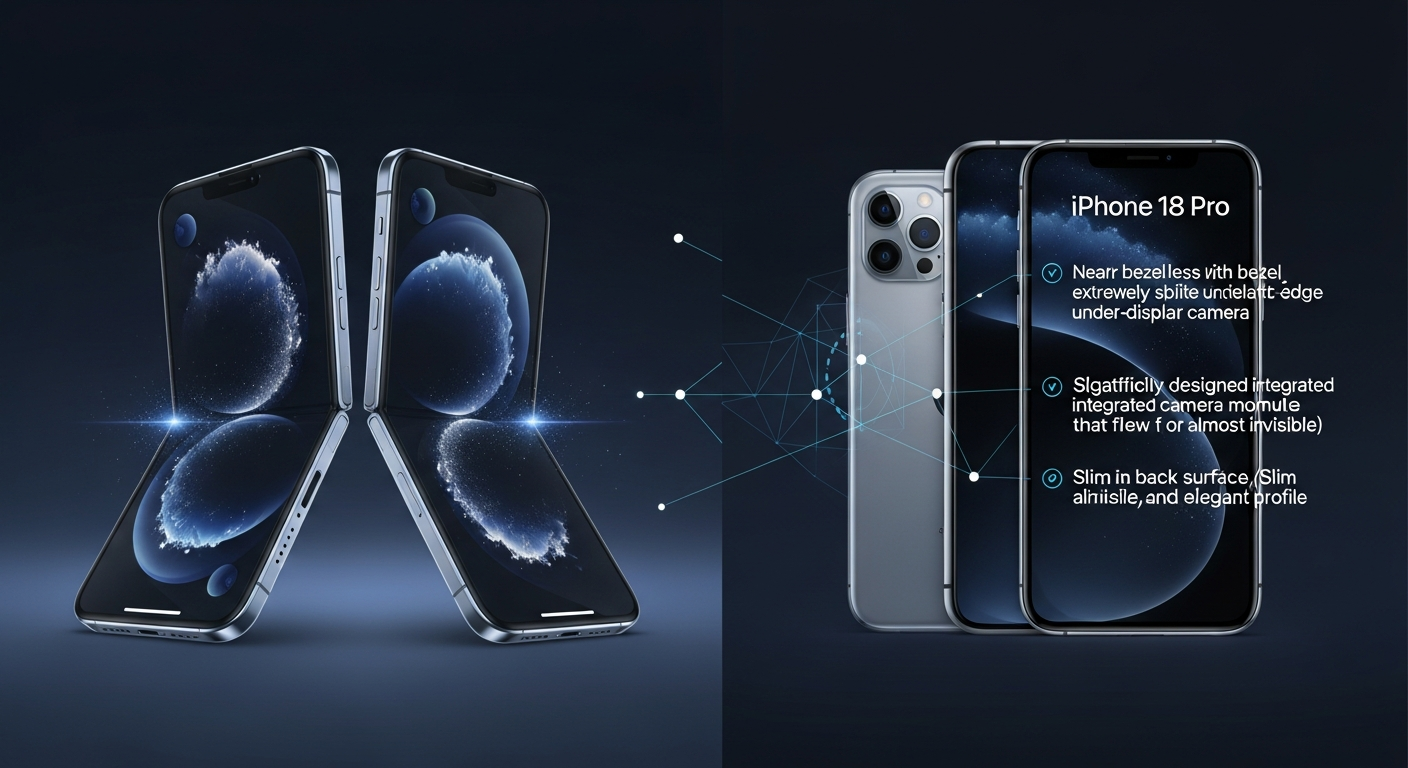 iPhoneデザイン進化, 折りたたみiPhone リーク, iPhone 18 Pro デザイン, 新型iPhone マネタイズ戦略, 折りたたみスマホ 課題
