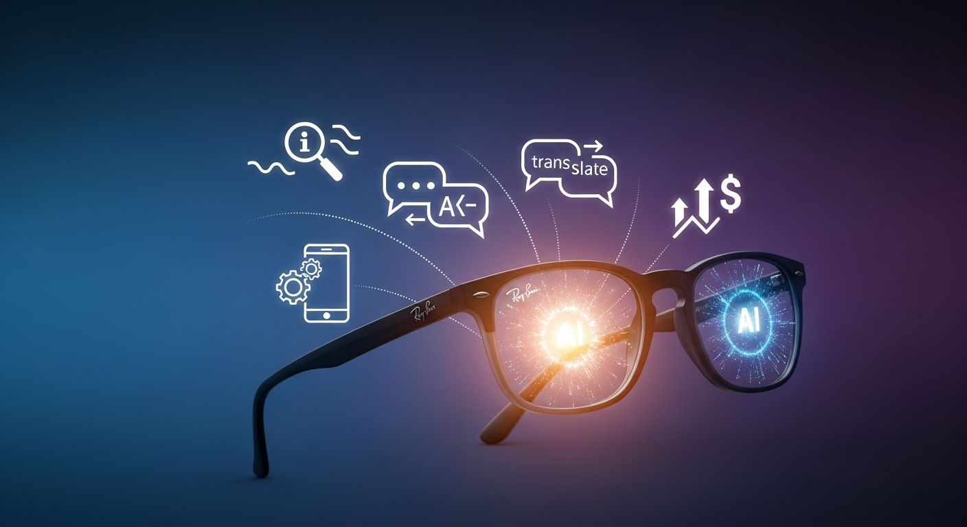 スマートグラス, Ray-Ban Meta AI機能, スマートグラス マネタイズ方法, ビジネス活用事例, アプリ開発 収益化